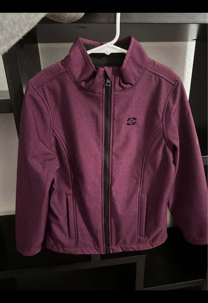 Cruel Denim Children's Textured Purple Bonded Jacket CWJ8580001,